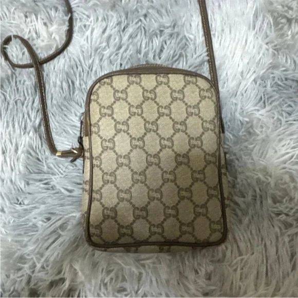 Gucci Beige and Brown Crossbody Bag - Picture 2 of 5